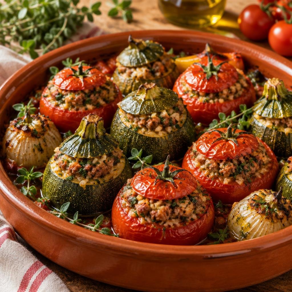 Petits farcis niçois du marché